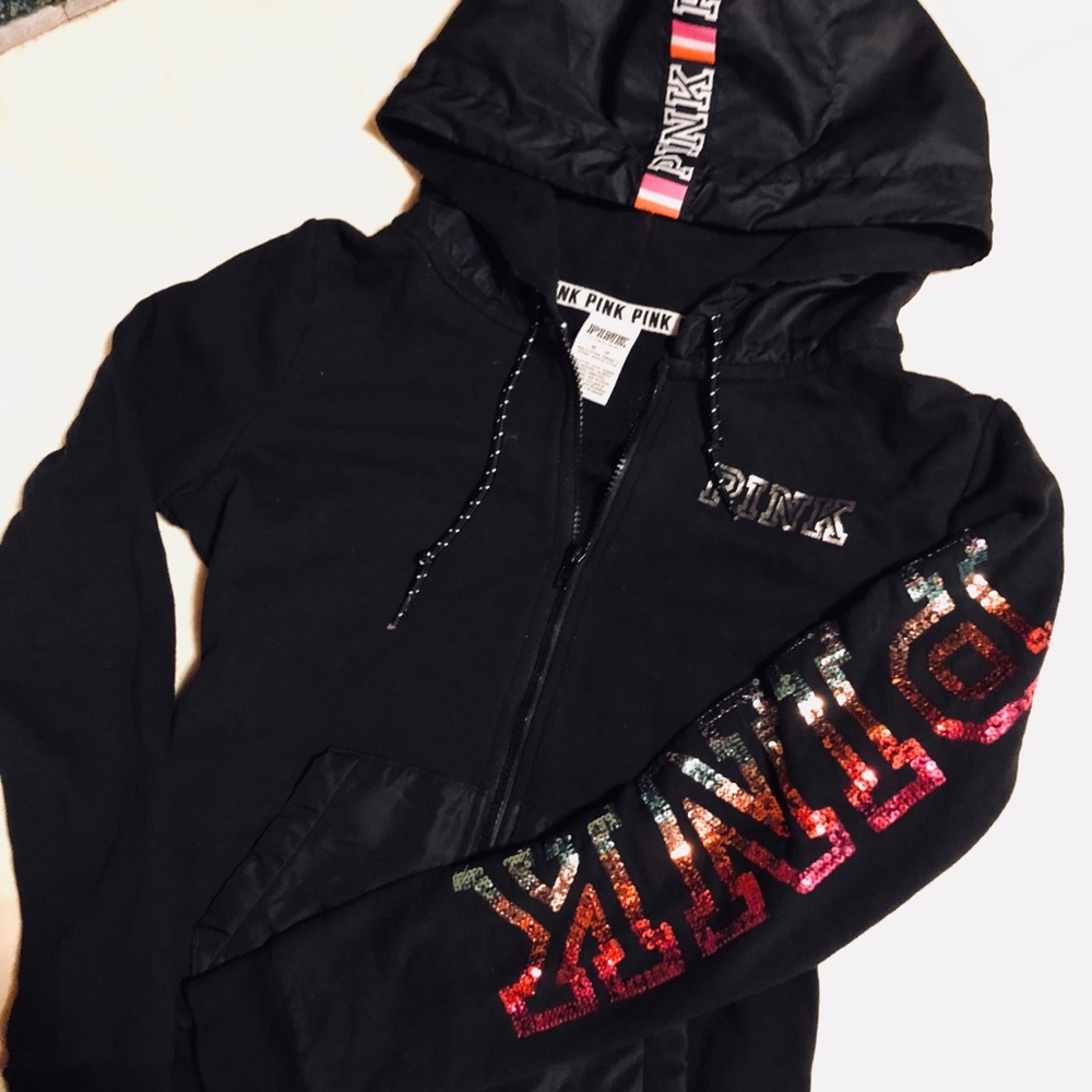 Victoria Secret pink zip up hoodie/ jacket